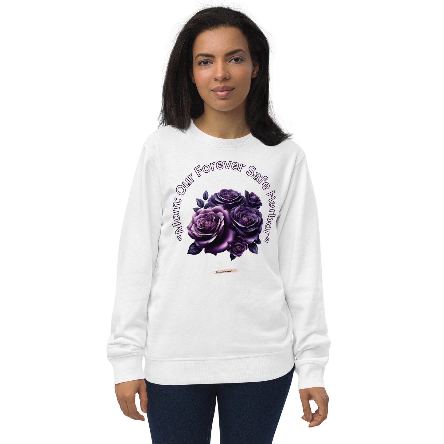 Unisex organic sweatshirt Rose Purple 12