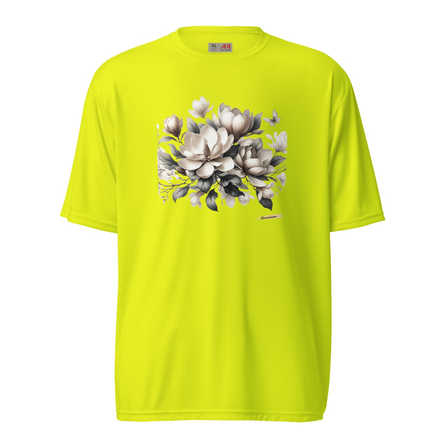 Unisex performance crew neck t-shirt Flower 22 Magnolia