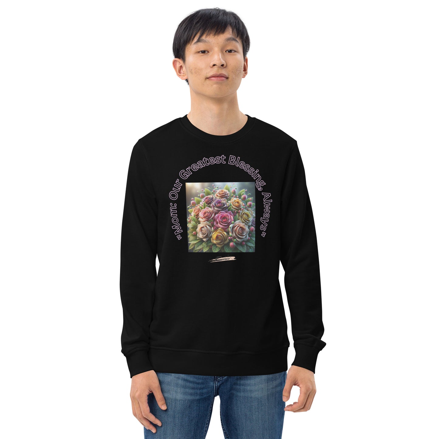 Unisex organic sweatshirt Rose Mix 30