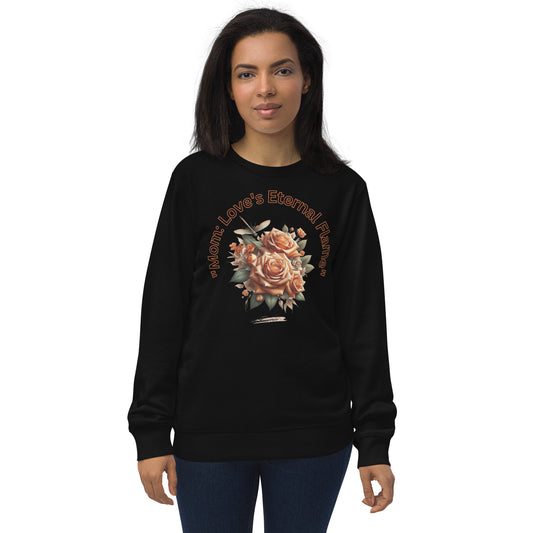 Unisex organic sweatshirt Rose Tangerine 1