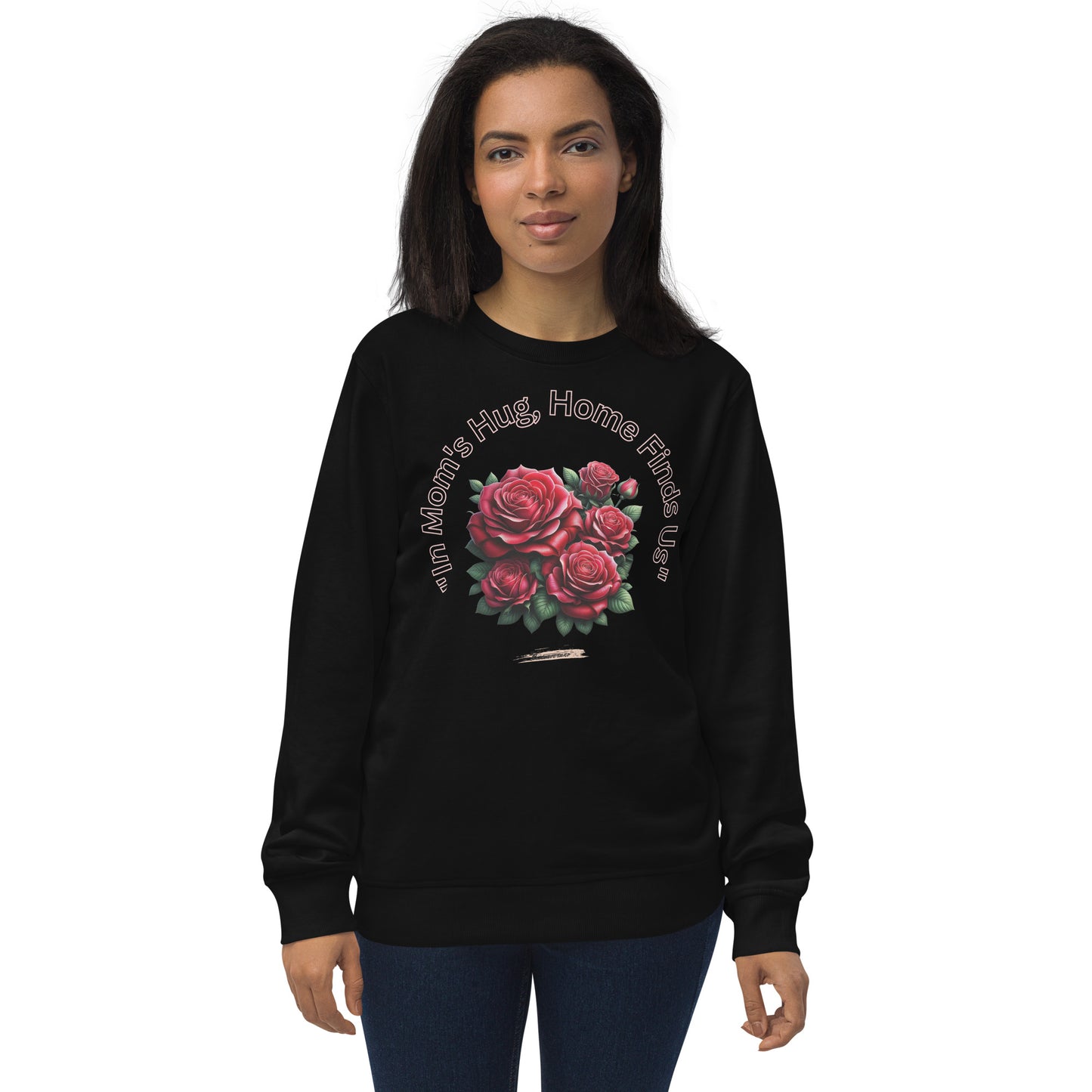 Unisex organic sweatshirt Rose Red 6