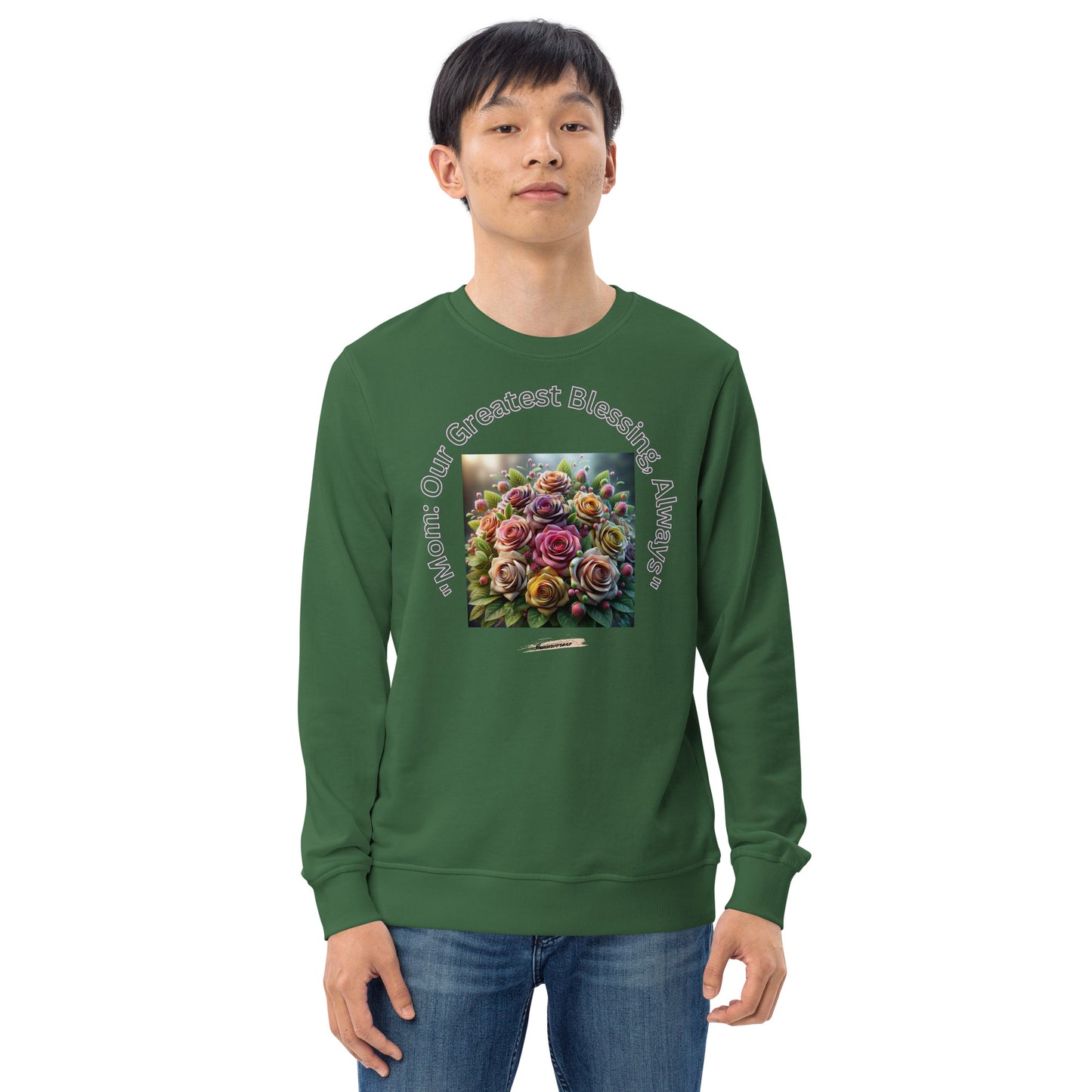 Unisex organic sweatshirt Rose Mix 30