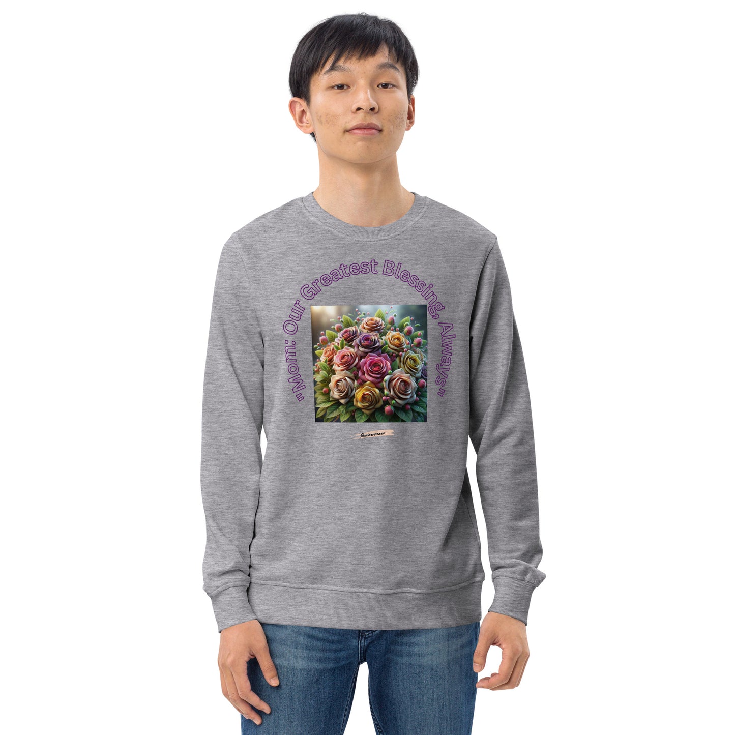 Unisex organic sweatshirt Rose Mix 30