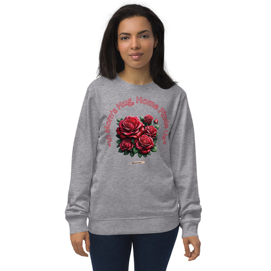 Unisex organic sweatshirt Rose Red 6