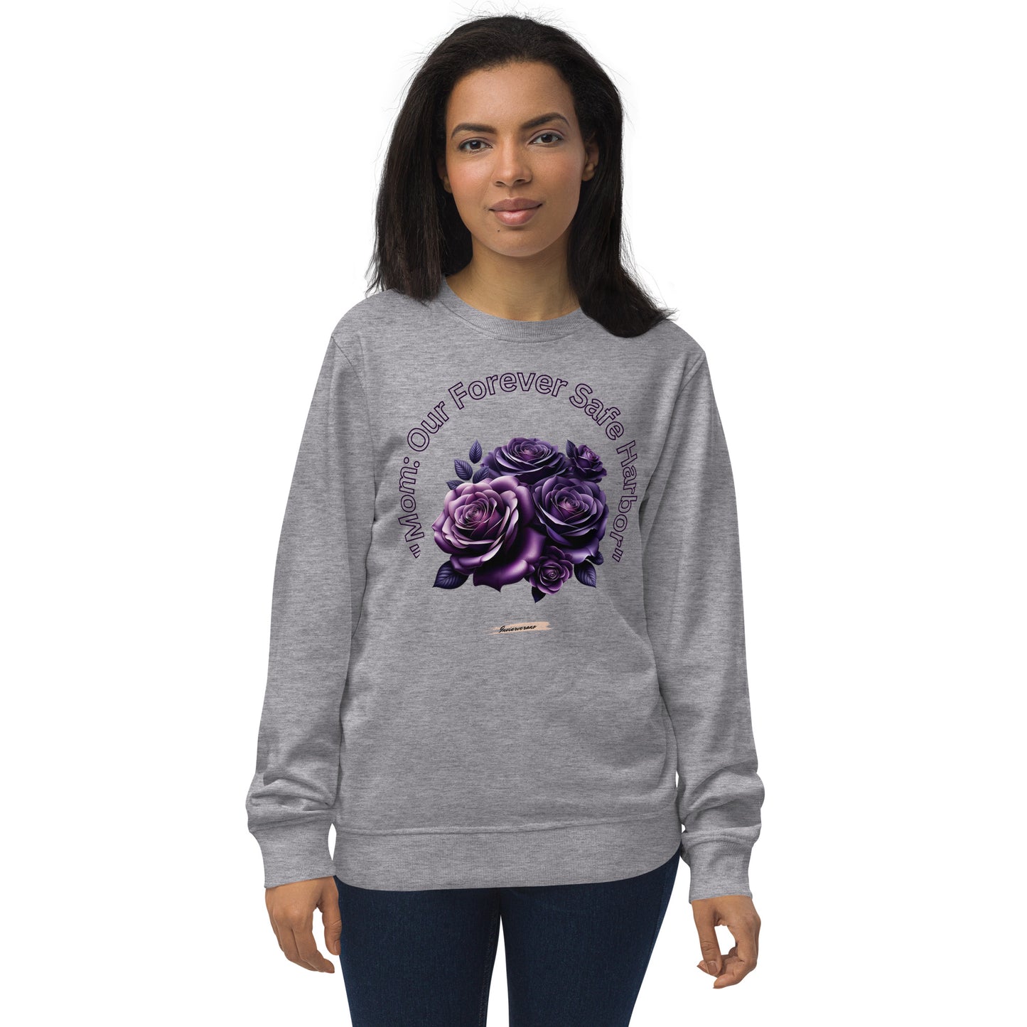 Unisex organic sweatshirt Rose Purple 12