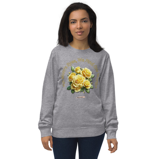 Unisex organic sweatshirt Rose Yellow 18