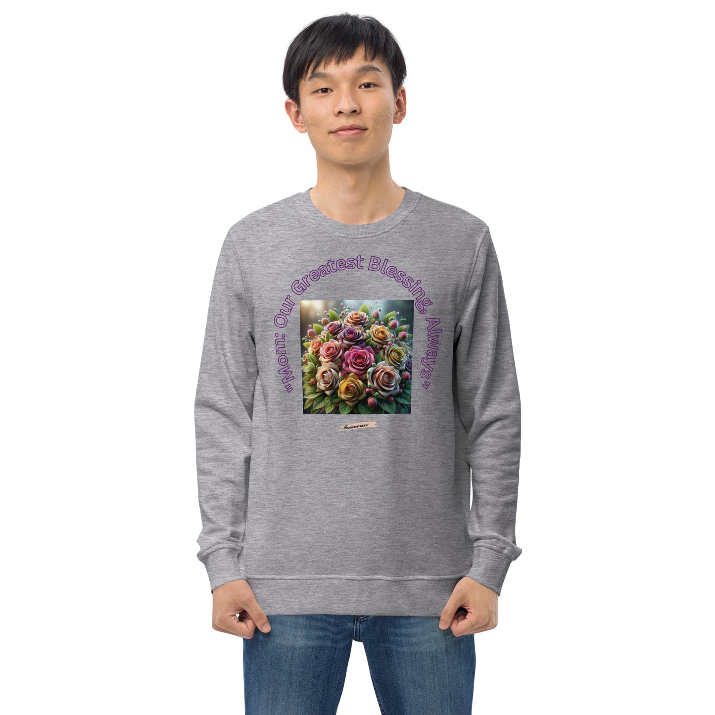 Unisex organic sweatshirt Rose Mix 30