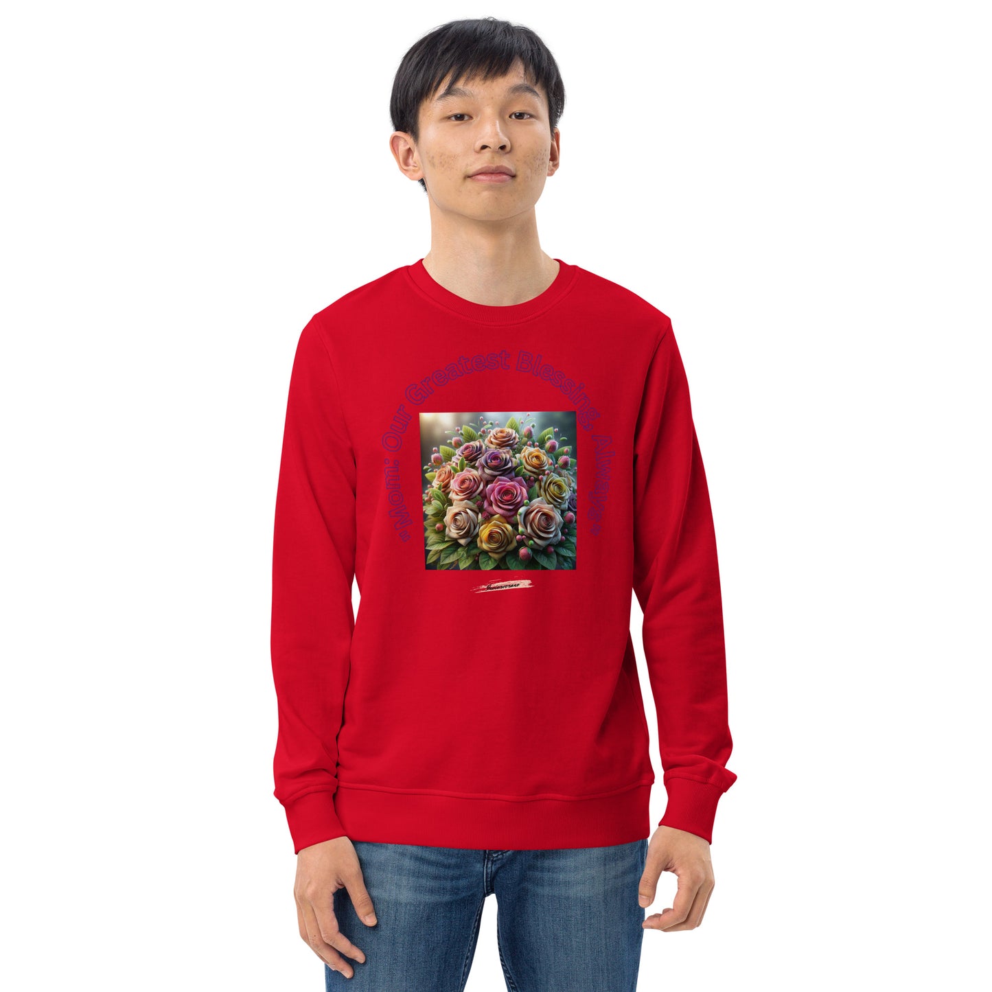 Unisex organic sweatshirt Rose Mix 30
