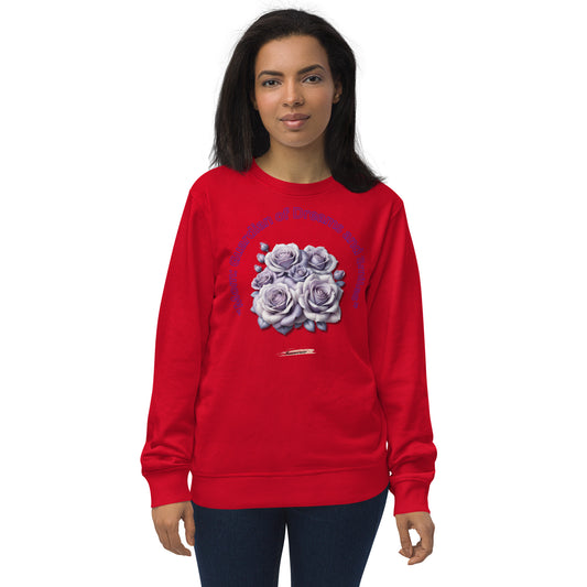 Unisex organic sweatshirt Rose Lavender 9
