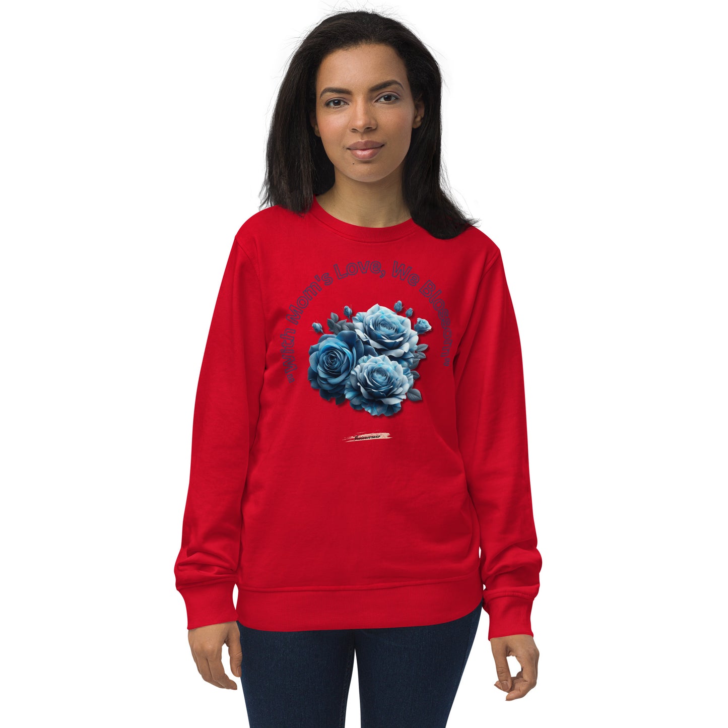 Unisex organic sweatshirt Rose Blue 11