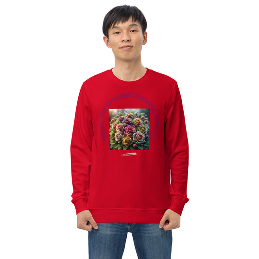 Unisex organic sweatshirt Rose Mix 30